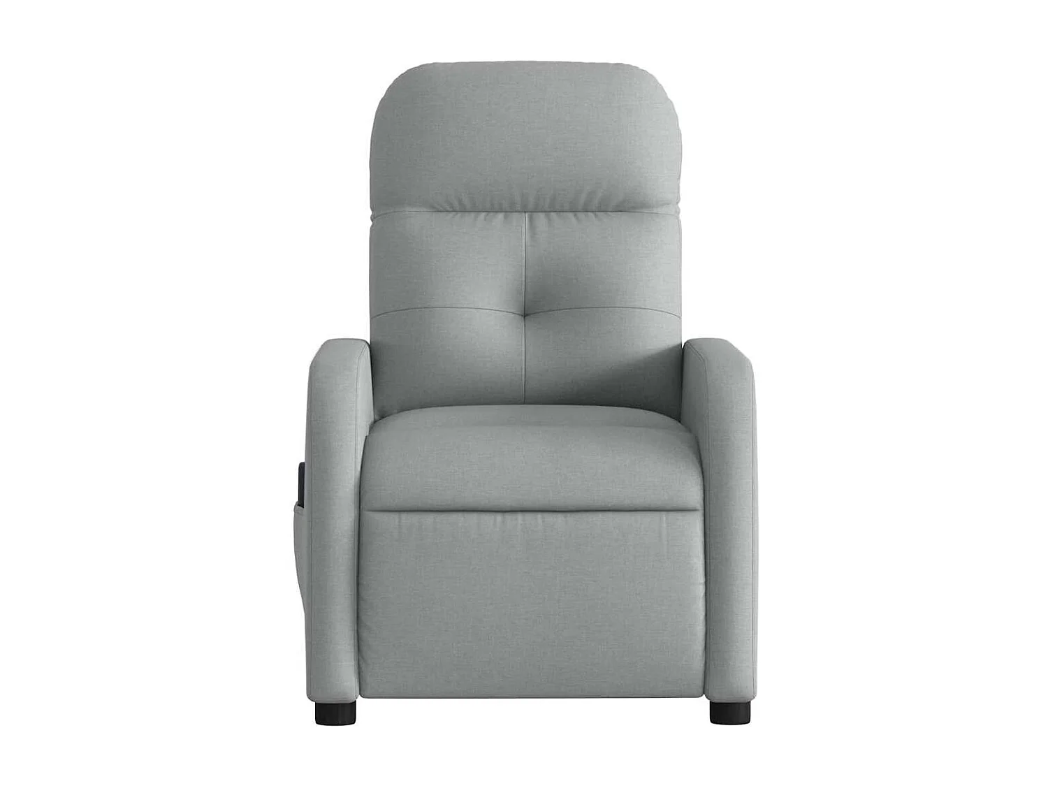 Fauteuil inclinable électrique-Fauteuil de massage de Salon gris clair tissu SHL2063