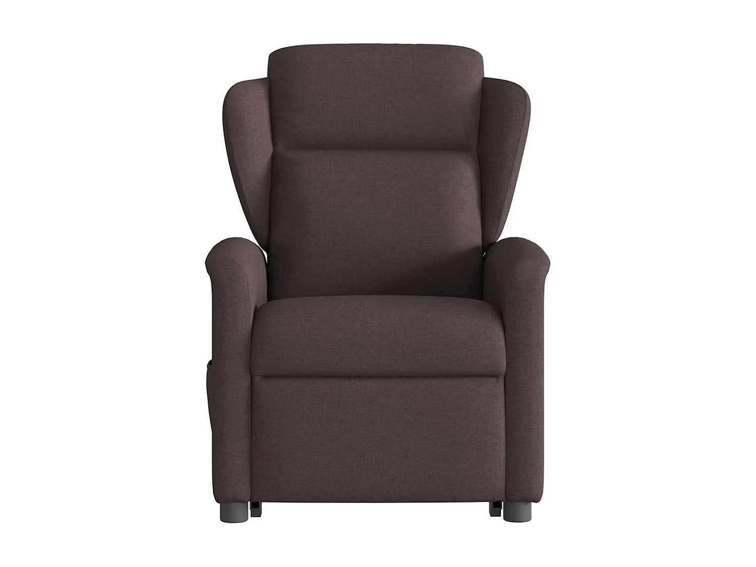 Relaxsessel mit Aufstehhilfe Elektrisch | Lounge Sessel indoor Dunkelbraun Stoff SHL32192