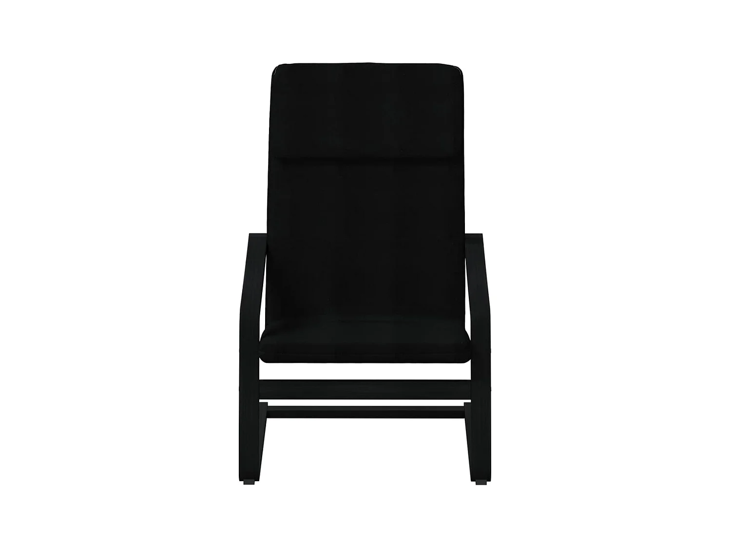 Sillón de relax | Silla de relax de tela negro SHL6035