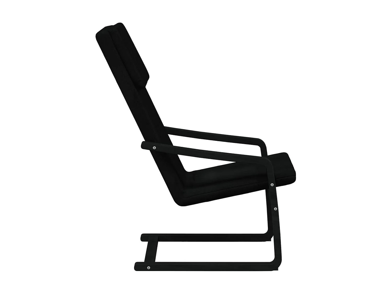 Relaxsessel | Lounge Sessel Schwarz Stoff SHL17736