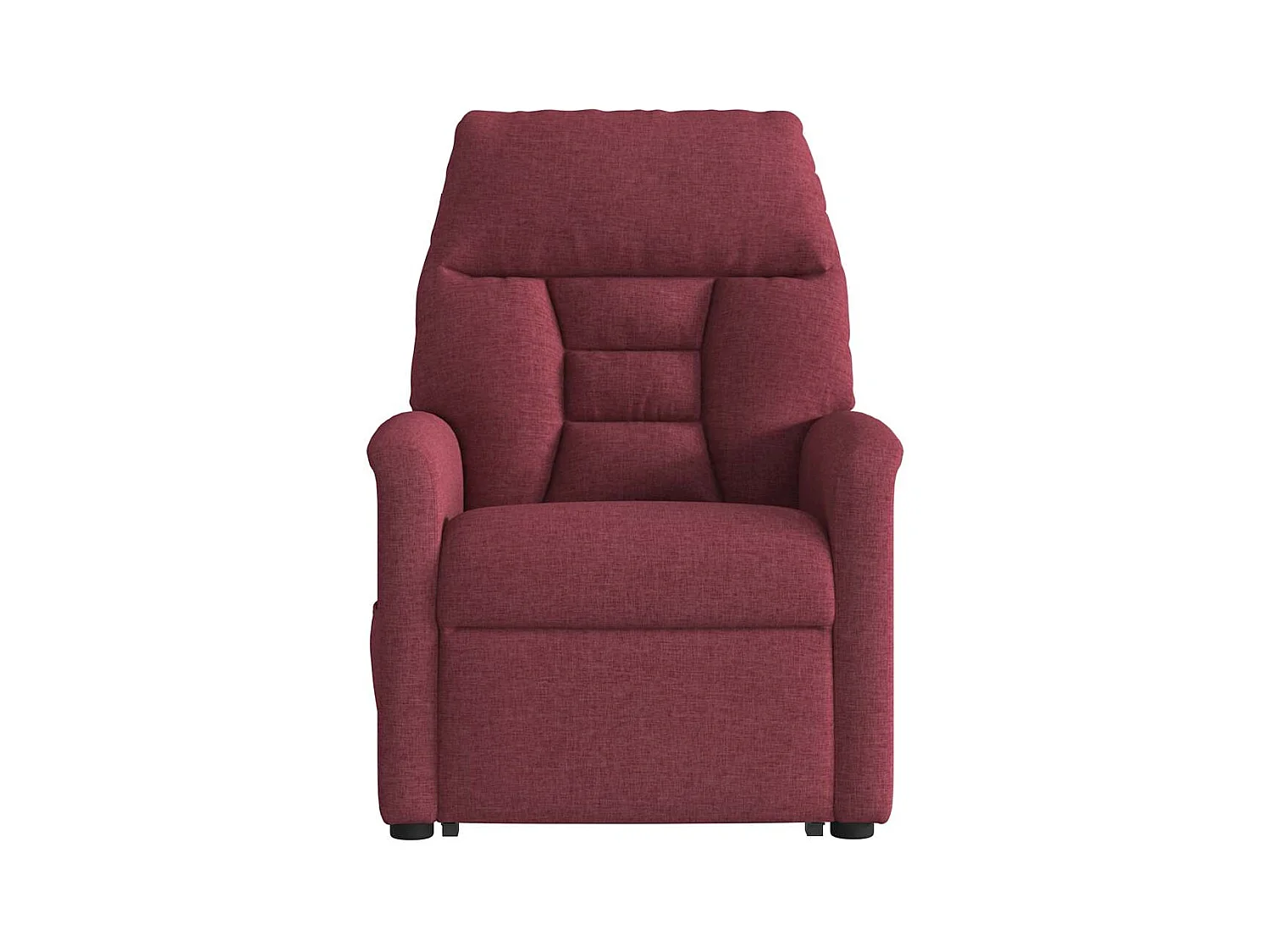 Sillón de relax | Sillón reclinable de masaje elevable tela rojo tinto SHL5275