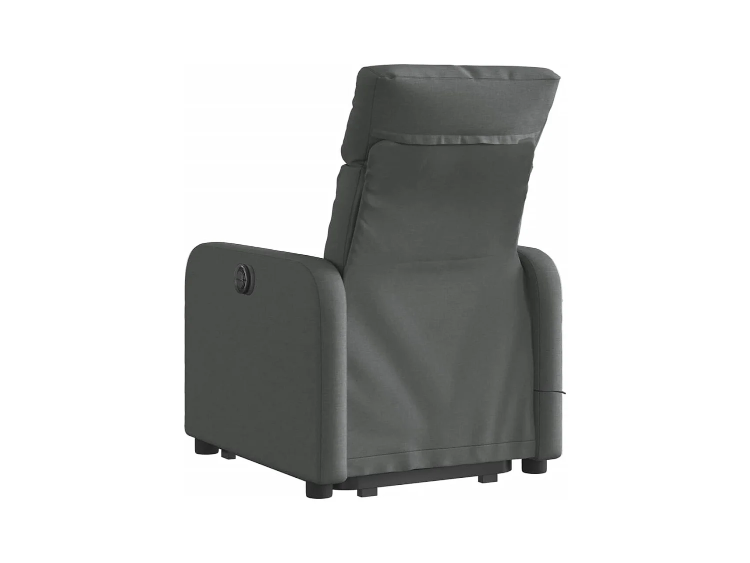 Sillón de salón | Silla | Sillón de masaje eléctrico reclinable elevable tela gris oscuro SHL4363