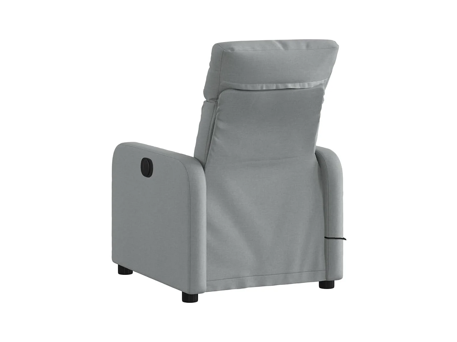 Sillón de relax | Sillón reclinable de masaje de tela gris claro SHL5109