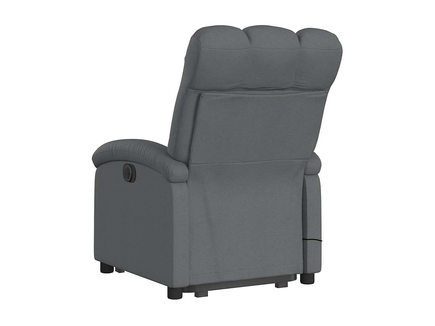 Fauteuil inclinable-Chaise de relax-Fauteuil de Massage Gris foncé Tissu SHL2724