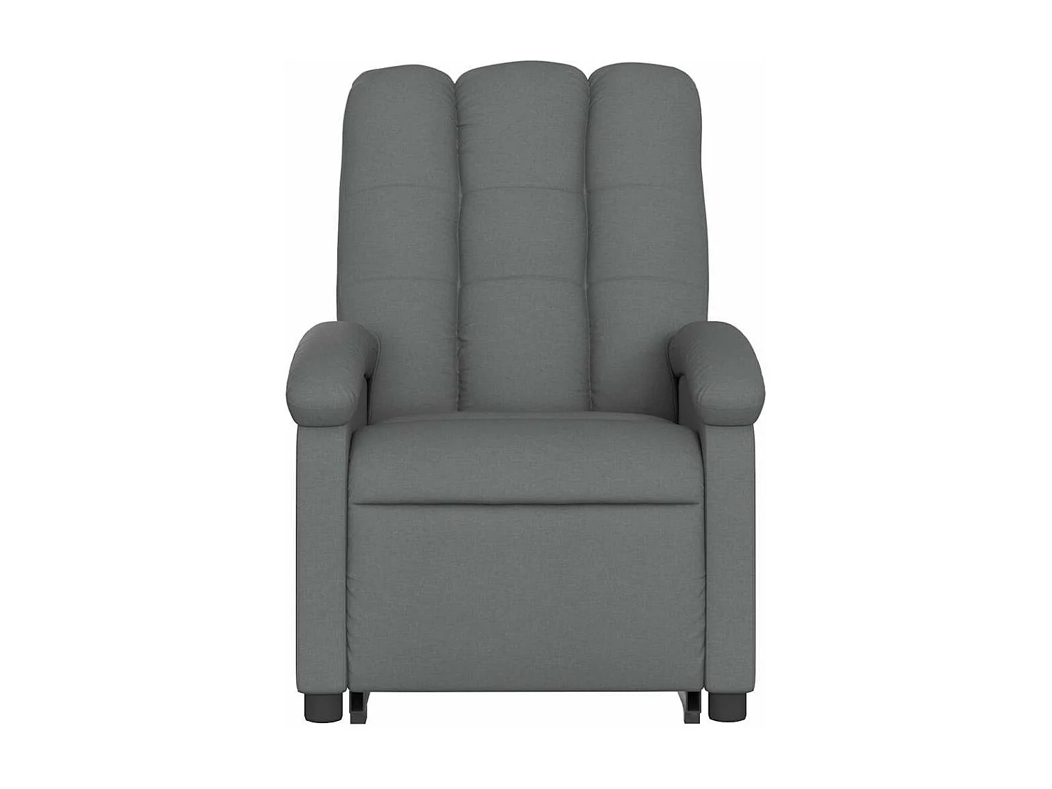 Fauteuil inclinable-Chaise de relax-Fauteuil de Massage Gris foncé Tissu SHL2724