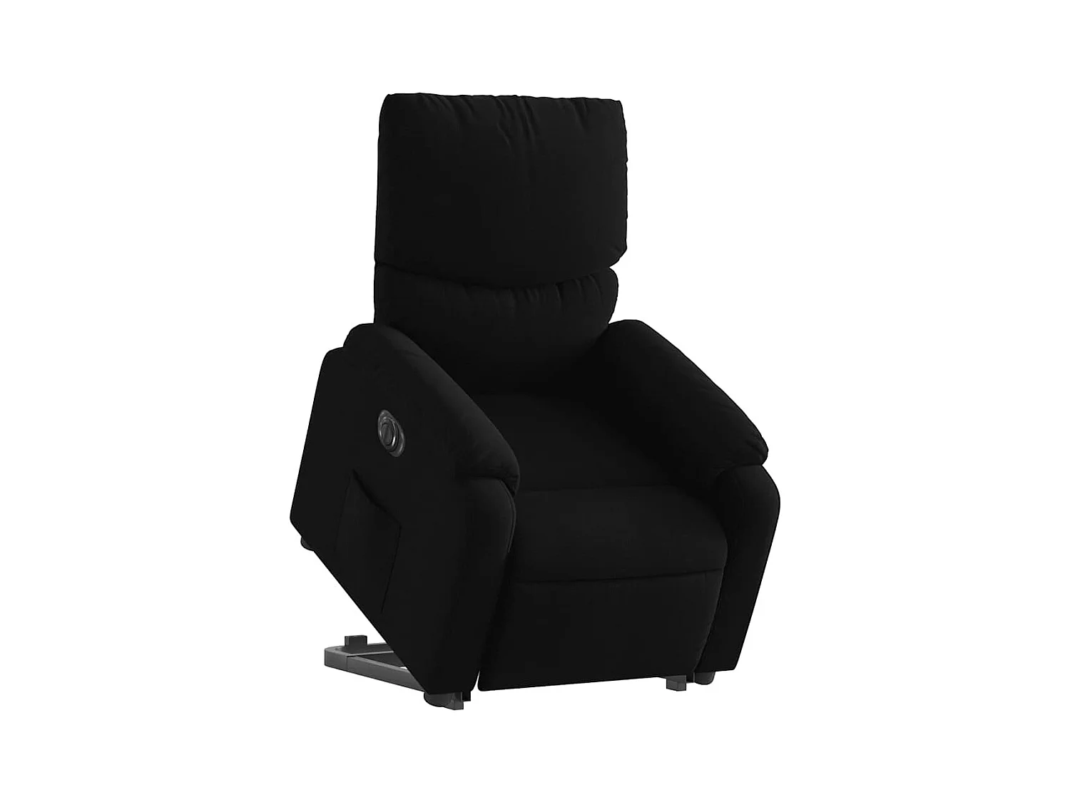 Fauteuil inclinable électrique-Chaise de relax-Fauteuil salon noir tissu SHL4027