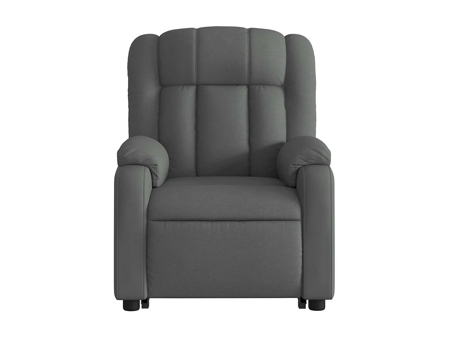 Fauteuil inclinable-Chaise de relax-Fauteuil de Massage Gris foncé Tissu SHL3627
