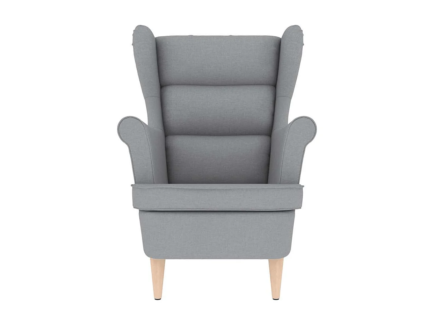 Fauteuil de Salon-Chaise de relax gris clair 74x84x100 cm tissu SHL4902