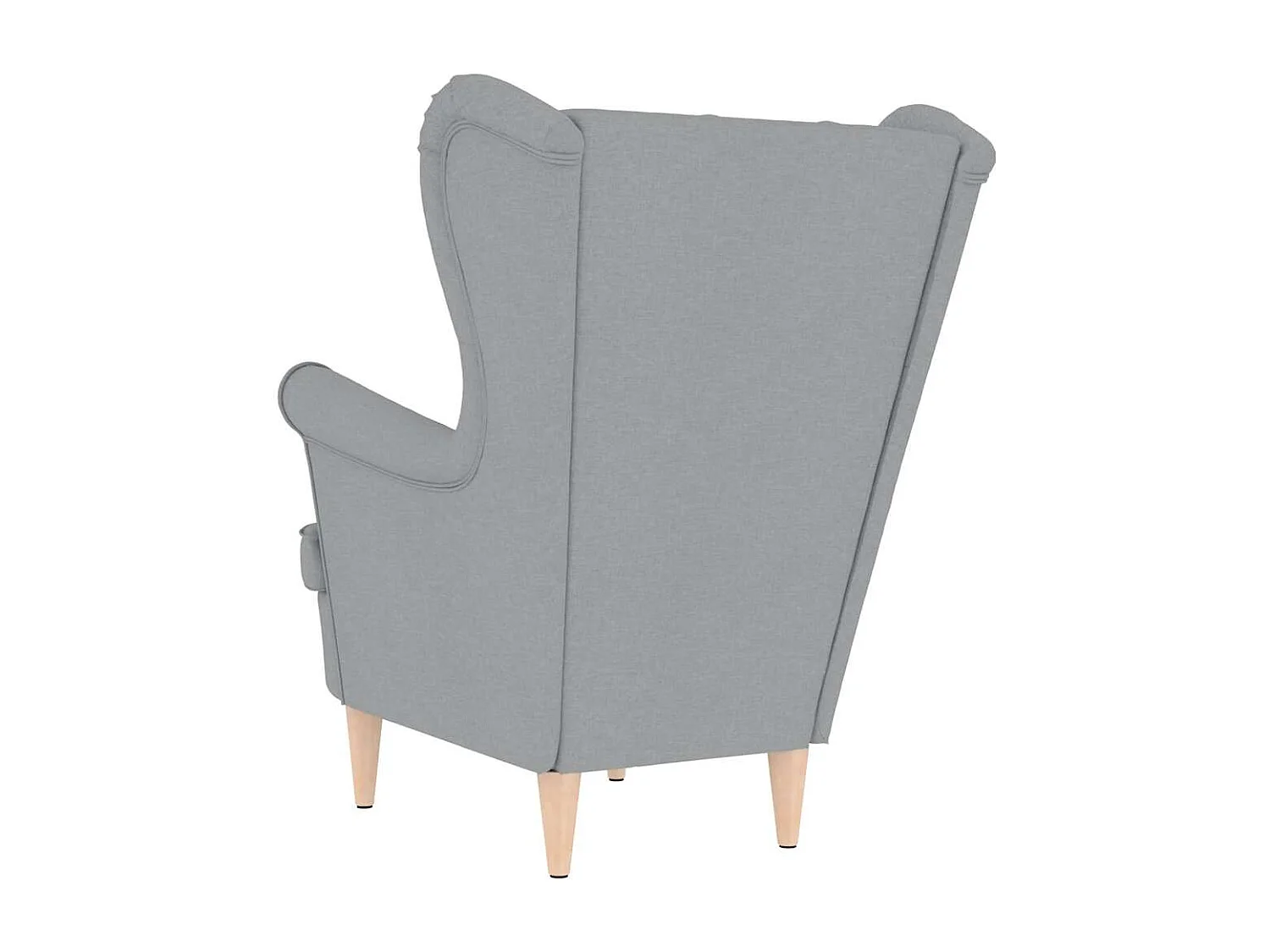 Fauteuil de Salon-Chaise de relax gris clair 74x84x100 cm tissu SHL4902