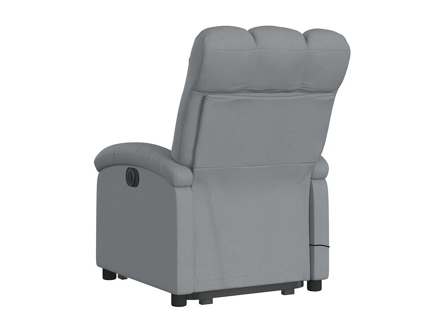 Fauteuil inclinable-Chaise de relax-Fauteuil de Massage Gris clair Tissu SHL4398