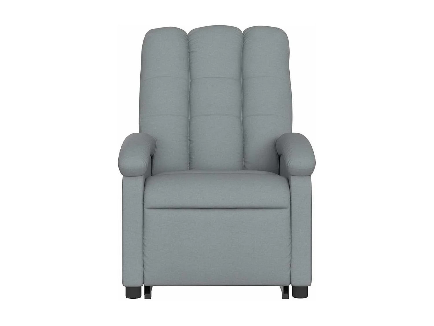 Fauteuil inclinable-Chaise de relax-Fauteuil de Massage Gris clair Tissu SHL4398