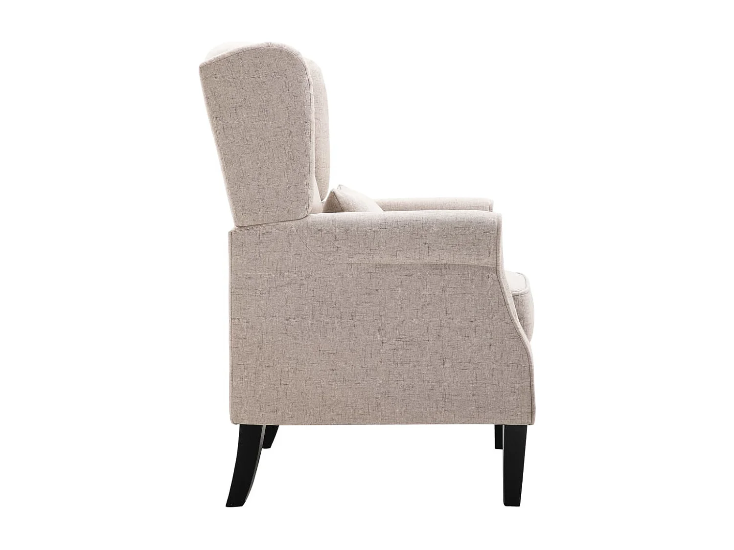Fauteuil salon-Chaise de relax-Fauteuil beige tissu SHL1677