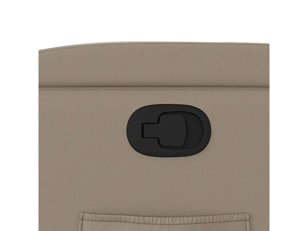 Fauteuil inclinable-Chaise de relax-Fauteuil salon Cappuccino Similicuir SHL2168