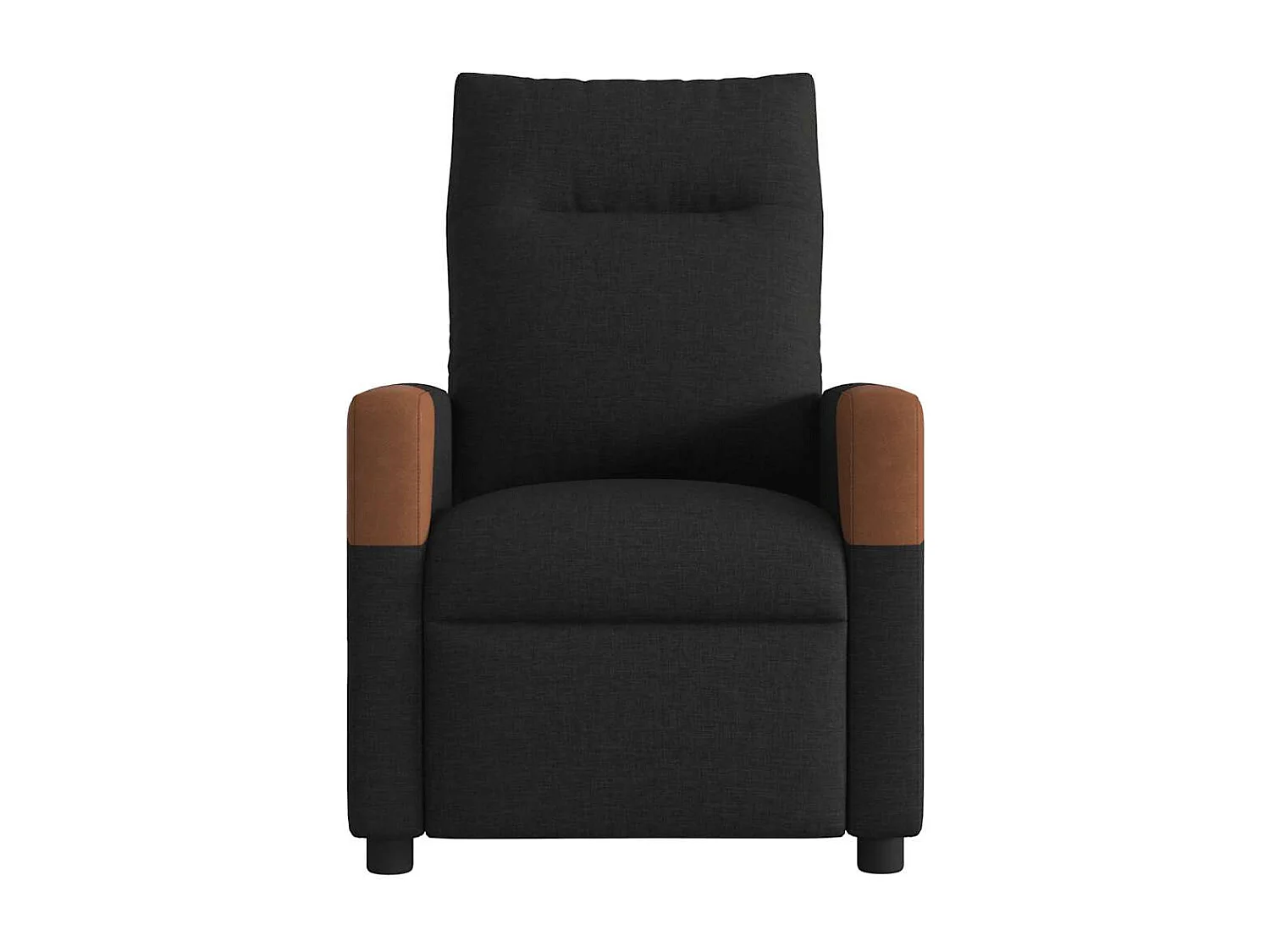 Fauteuil inclinable électrique-Chaise de relax-Fauteuil TV Noir Tissu SHL5206