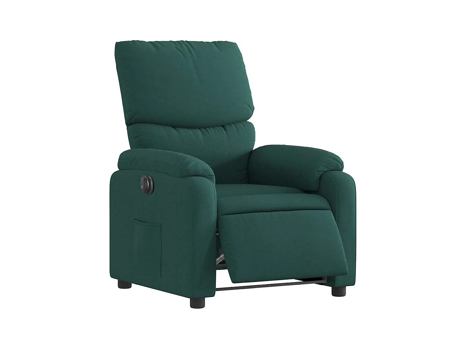 Sillón de relax | Silla | Sillón reclinable eléctrico tela verde oscuro SHL5283