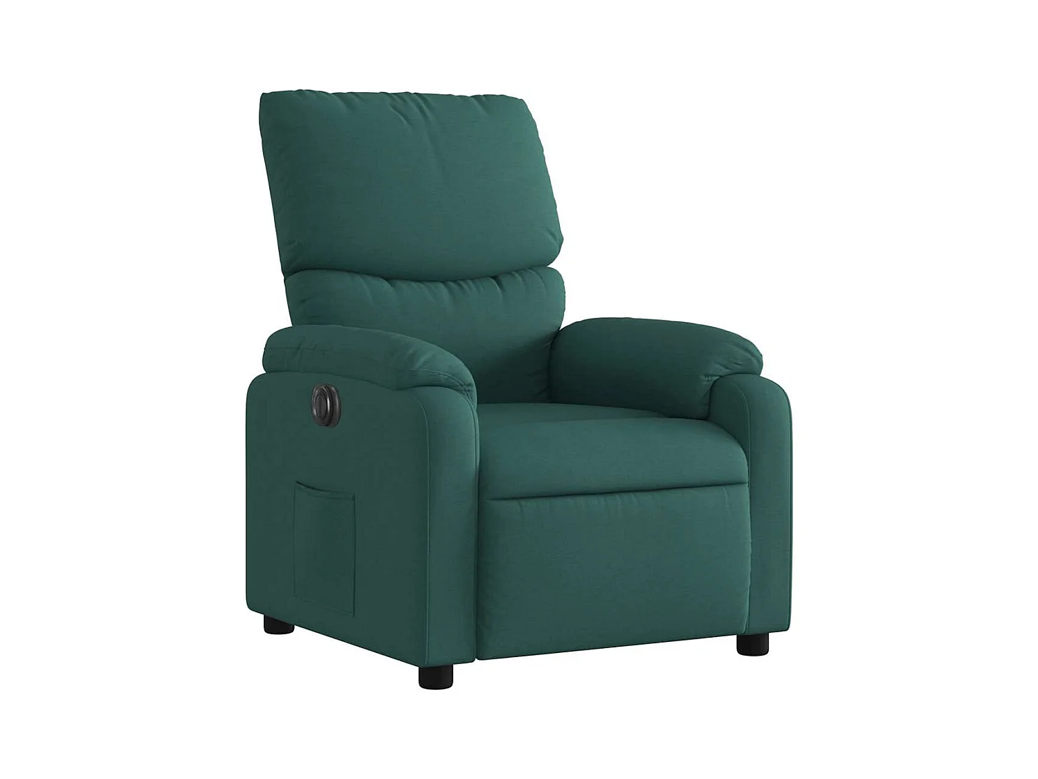 Sillón de relax | Silla | Sillón reclinable eléctrico tela verde oscuro SHL5283