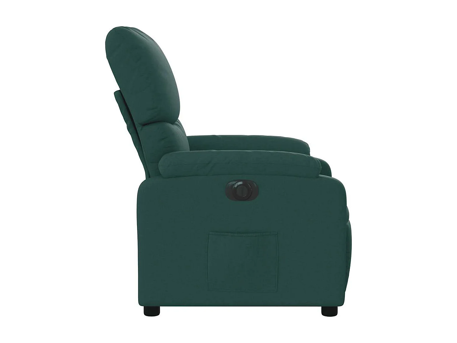 Fauteuil inclinable électrique-Chaise de relax-Fauteuil salon Vert foncé Tissu SHL2086