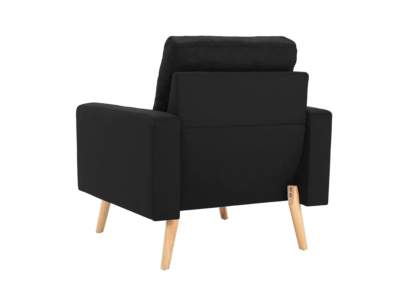 Sillón de salón | Silla de relax | Sillón de tela negro SHL4998