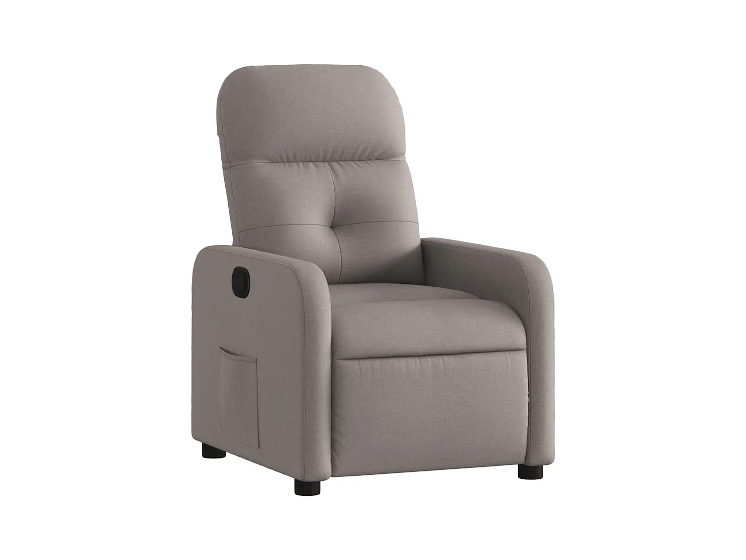 Fauteuil inclinable-Chaise-Fauteuil salon Taupe Tissu SHL922