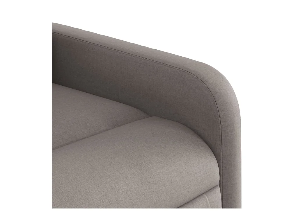 Sillón de relax | Silla | Sillón reclinable de tela gris taupe SHL3294