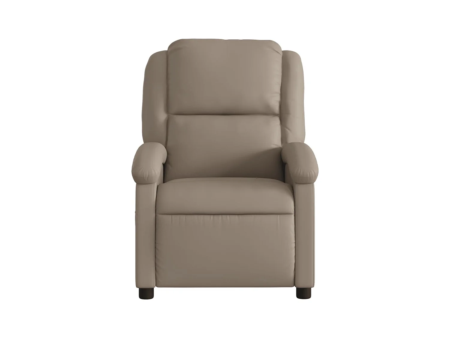 Sillón de relax | Sillón reclinable de cuero sintético color capuchino SHL3370