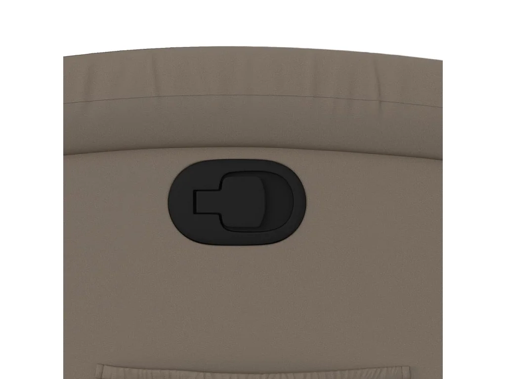 Sillón de relax | Sillón reclinable de cuero sintético color capuchino SHL3370