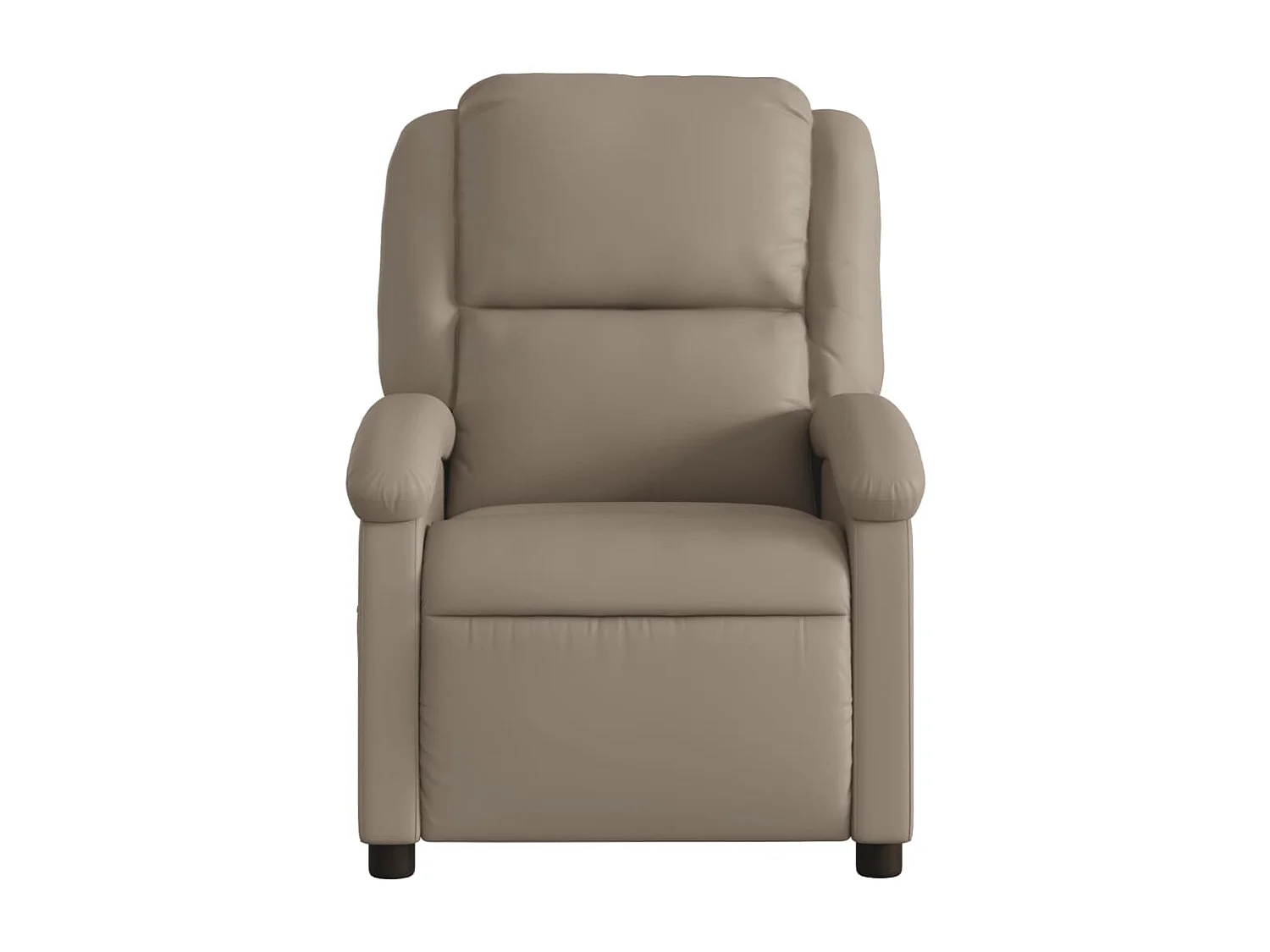 Relaxsessel | Lounge Sessel für Wohnzimmer Cappuccino-Braun Kunstleder SHL78214
