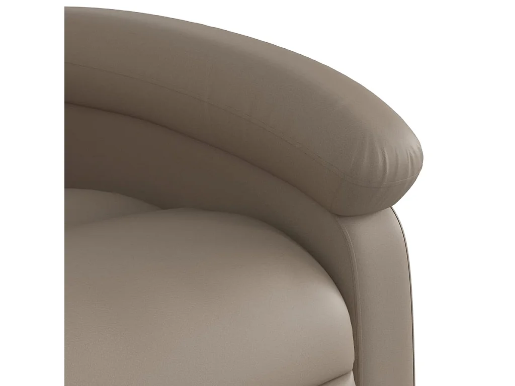 Relaxsessel | Lounge Sessel für Wohnzimmer Cappuccino-Braun Kunstleder SHL78214