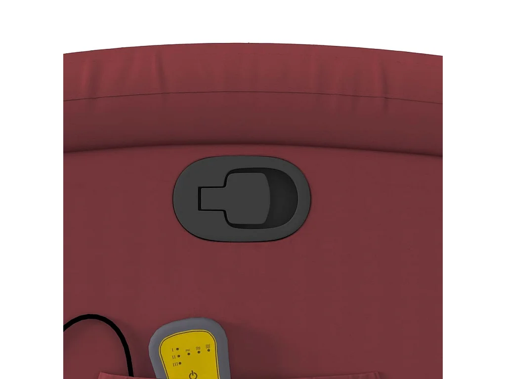 Relaxsessel | Massagesessel Weinrot Kunstleder SHL60207