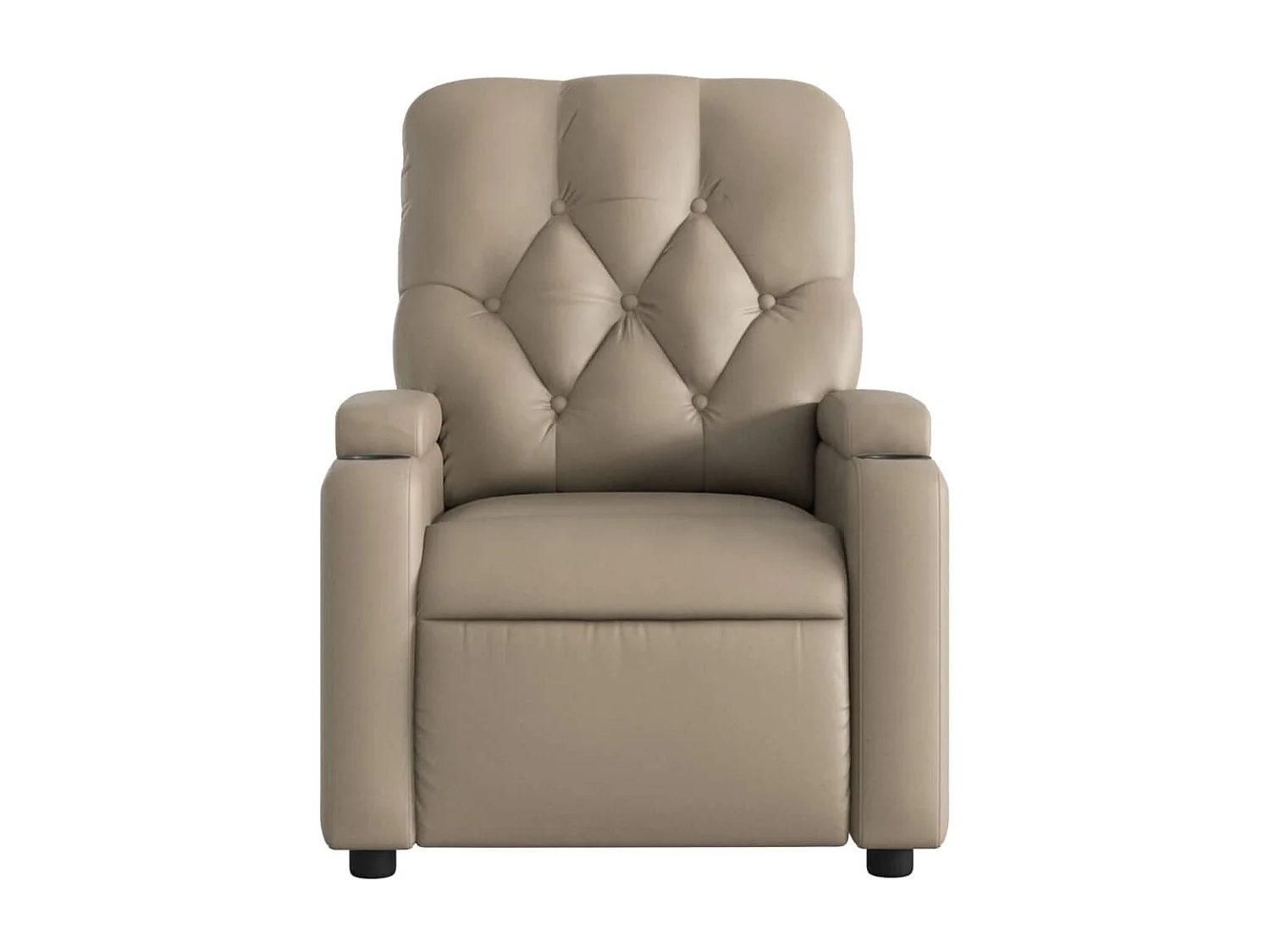 Relaxsessel | Lounge Sessel für Wohnzimmer Cappuccino-Braun Kunstleder SHL51766