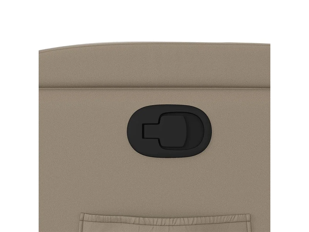 Relaxsessel | Lounge Sessel für Wohnzimmer Cappuccino-Braun Kunstleder SHL51766