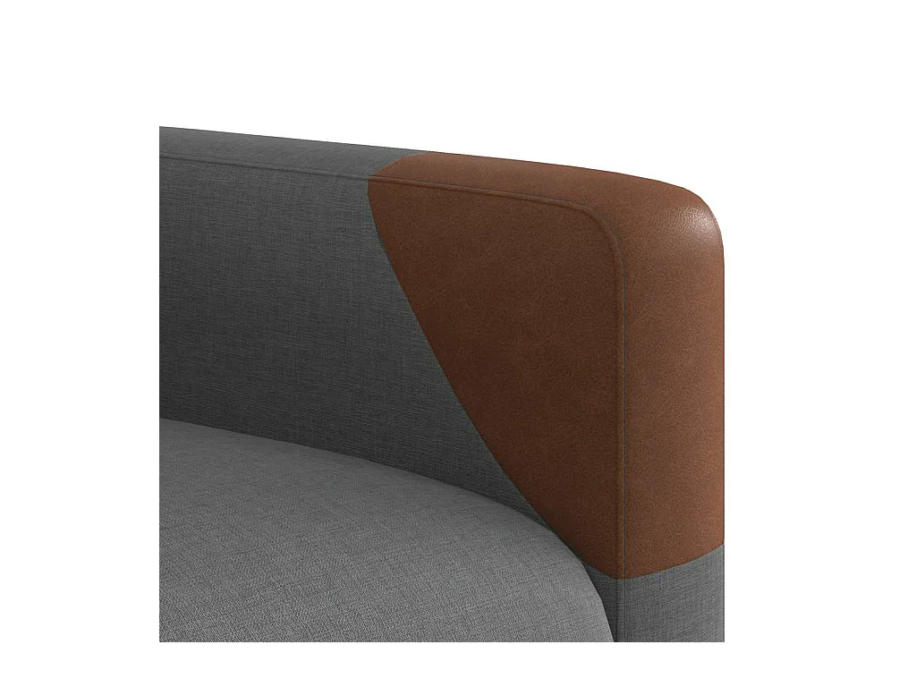 Sillón de relax | Sillón reclinable de masaje de tela gris oscuro SHL4404