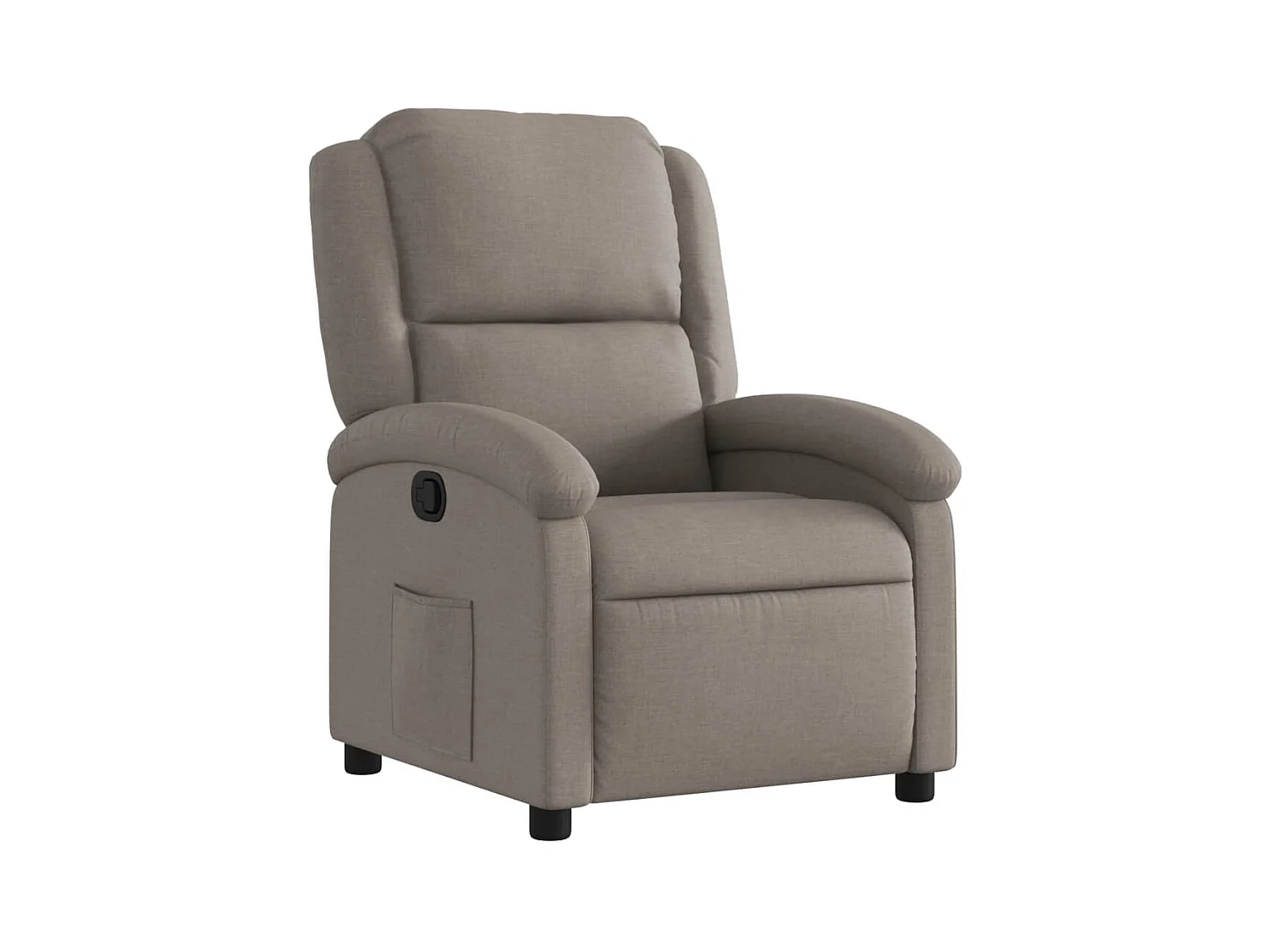Fauteuil inclinable-Fauteuil salon Taupe Tissu SHL2586
