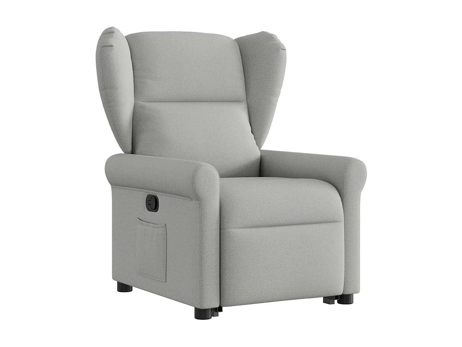 Fauteuil inclinable-Chaise de relax-Fauteuil TV gris nuage tissu SHL3923