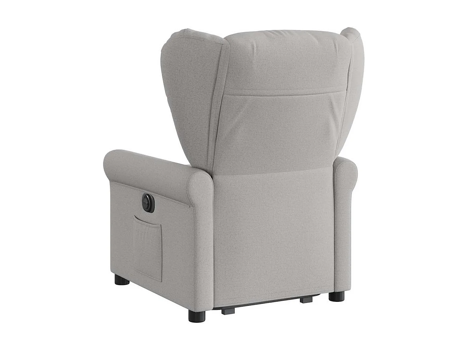Fauteuil inclinable-Chaise de relax-Fauteuil TV gris nuage tissu SHL3923