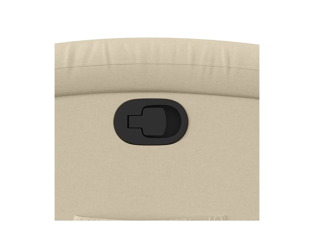 Sillón de relax | Sillón reclinable de tela crema SHL7550