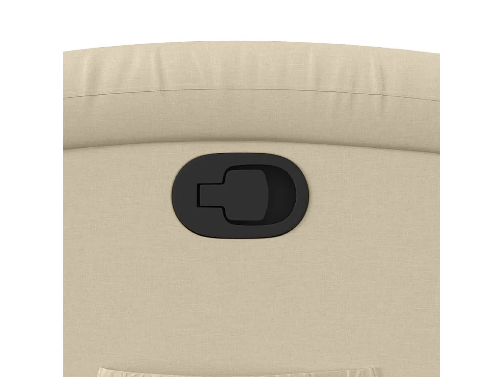 Relaxsessel | Lounge Sessel für Wohnzimmer Creme Stoff SHL42225