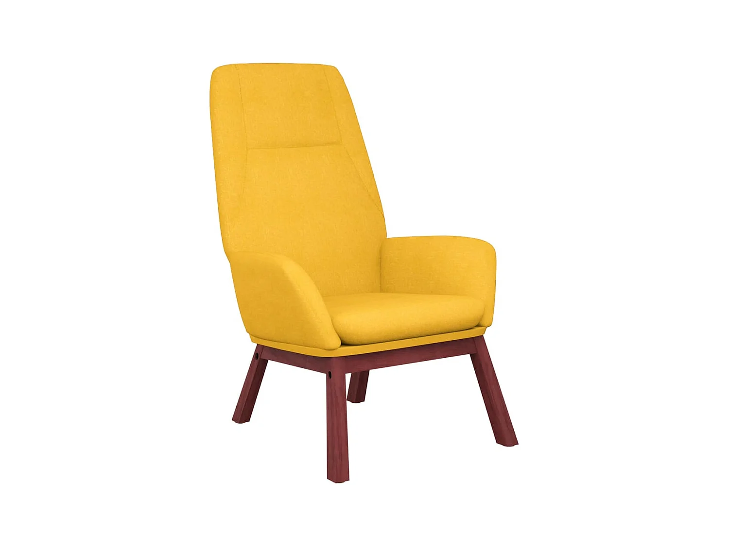 Sillón de relax | Silla de relax de tela amarillo mostaza SHL2899