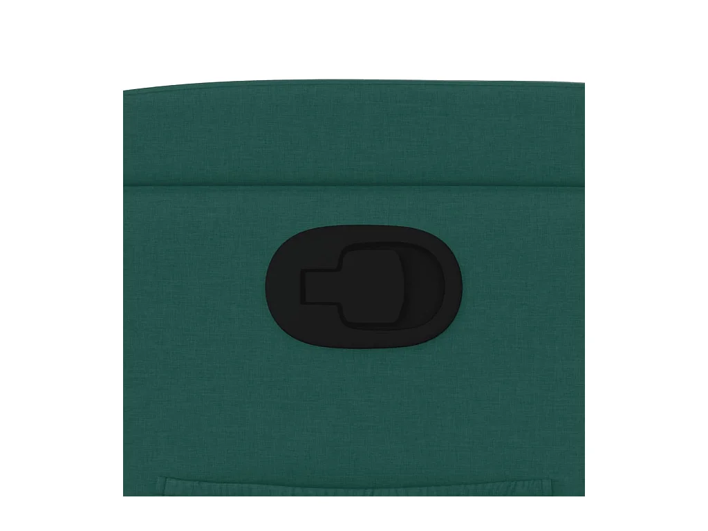 Fauteuil inclinable-Fauteuil salon Vert foncé Tissu SHL4366