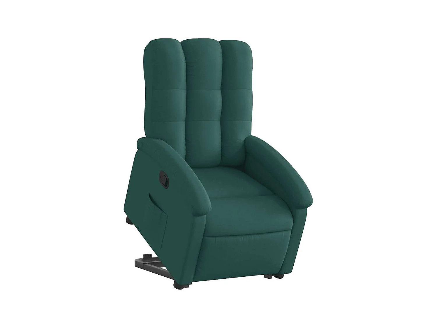 Sillón de relax | Silla | Sillón reclinable elevable tela verde oscuro SHL3324