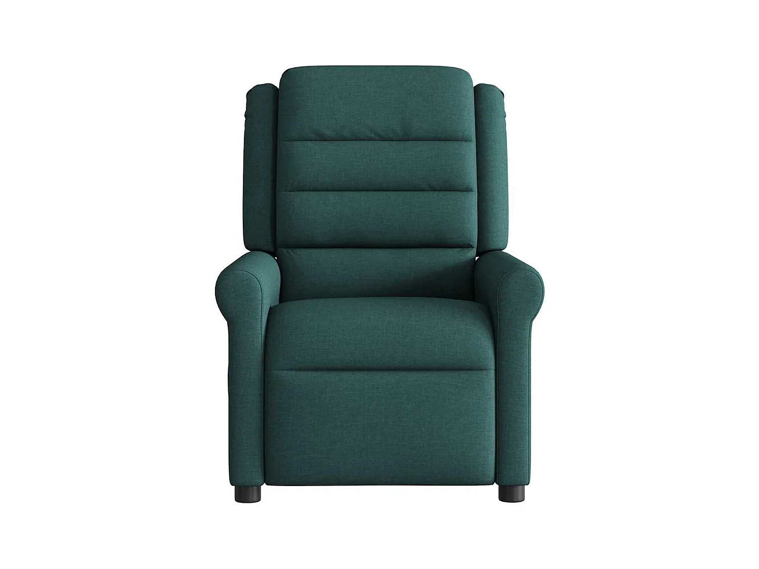Sillón de salón | Silla | Sillón de masaje reclinable de tela verde oscuro SHL5405