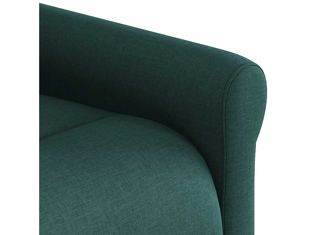 Fauteuil inclinable-Chaise de relax-Fauteuil de Massage Vert foncé Tissu SHL2775