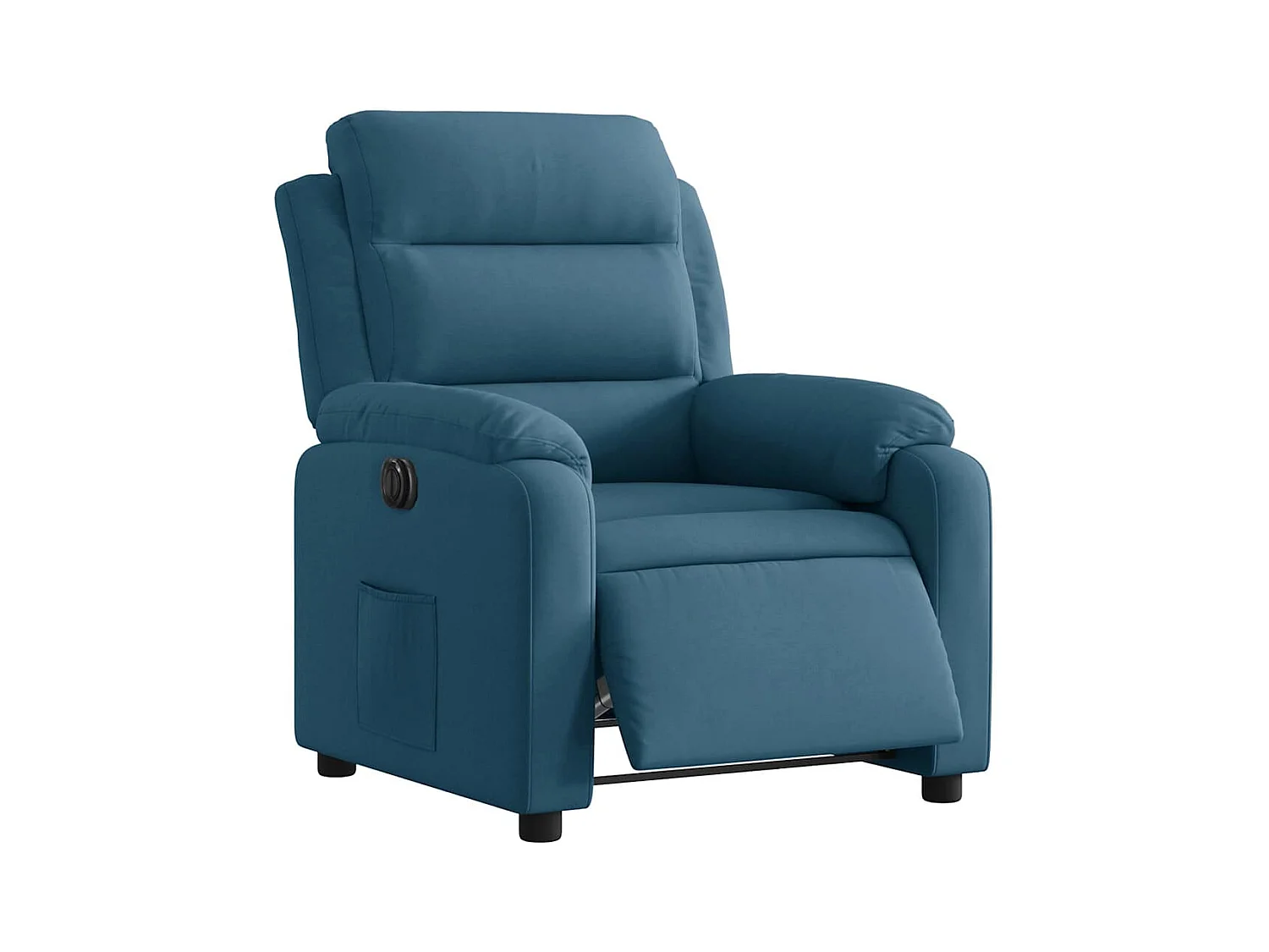 Sillón de relax | Silla | Sillón reclinable eléctrico terciopelo azul SHL3963
