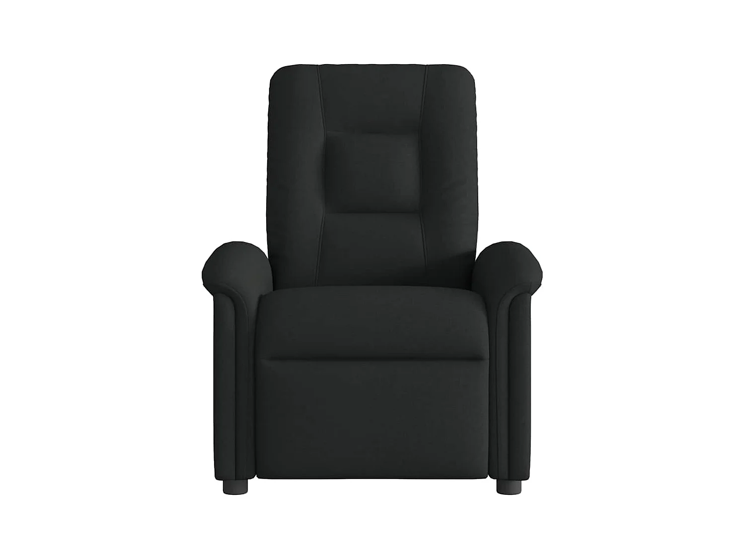 Sillón de relax | Sillón reclinable de masaje de tela negro SHL6849