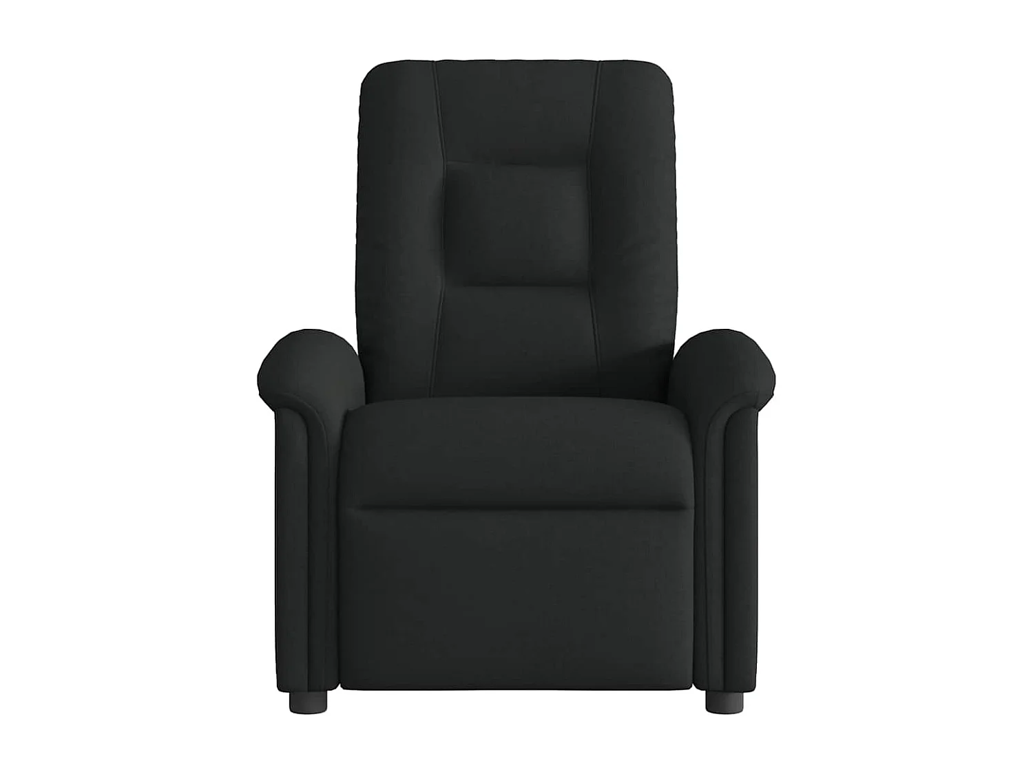 Fauteuil inclinable-Chaise de relax-Fauteuil de Massage Noir Tissu SHL3769