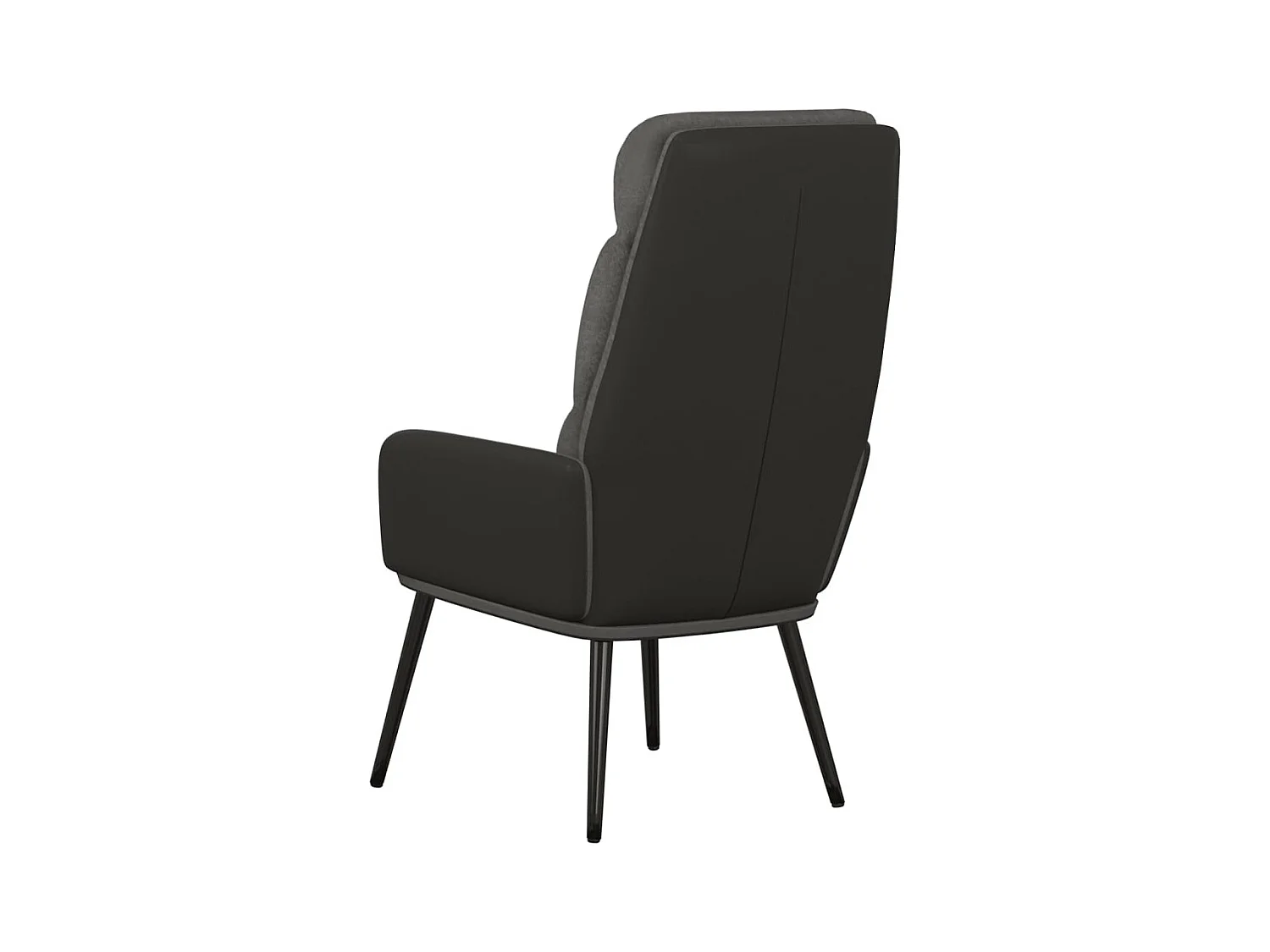 Sillón de relax | Silla de relax de tela gris oscuro SHL9455