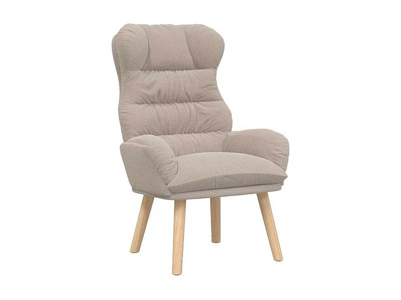 Sillón de relax | Silla Relax | Sillón de salón Gris claro 69x74x93 cm tela SHL9928