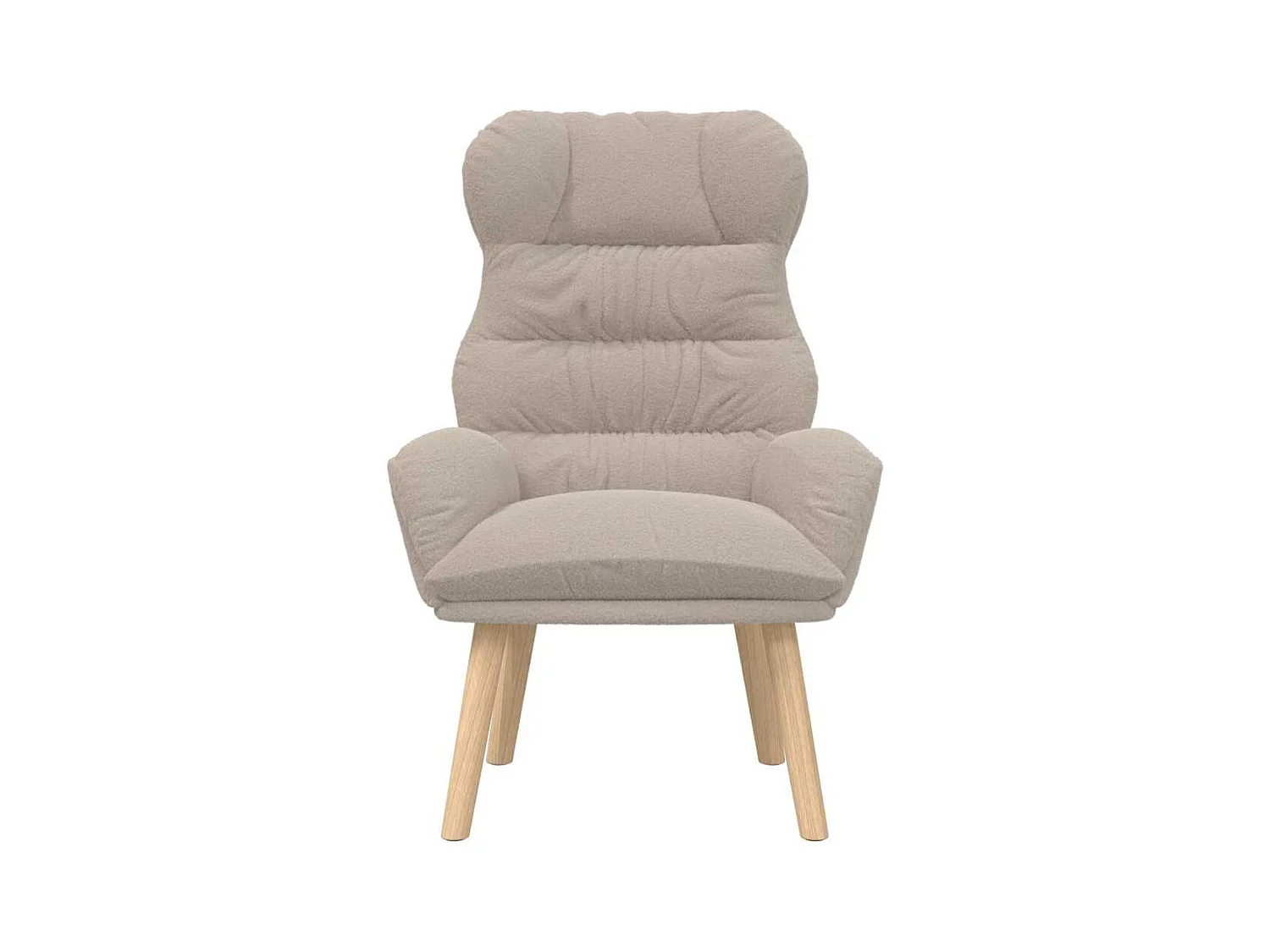 Sillón de relax | Silla Relax | Sillón de salón Gris claro 69x74x93 cm tela SHL9928