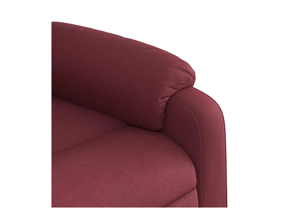 Sillón de relax | Silla | Sillón reclinable de tela rojo tinto SHL9482