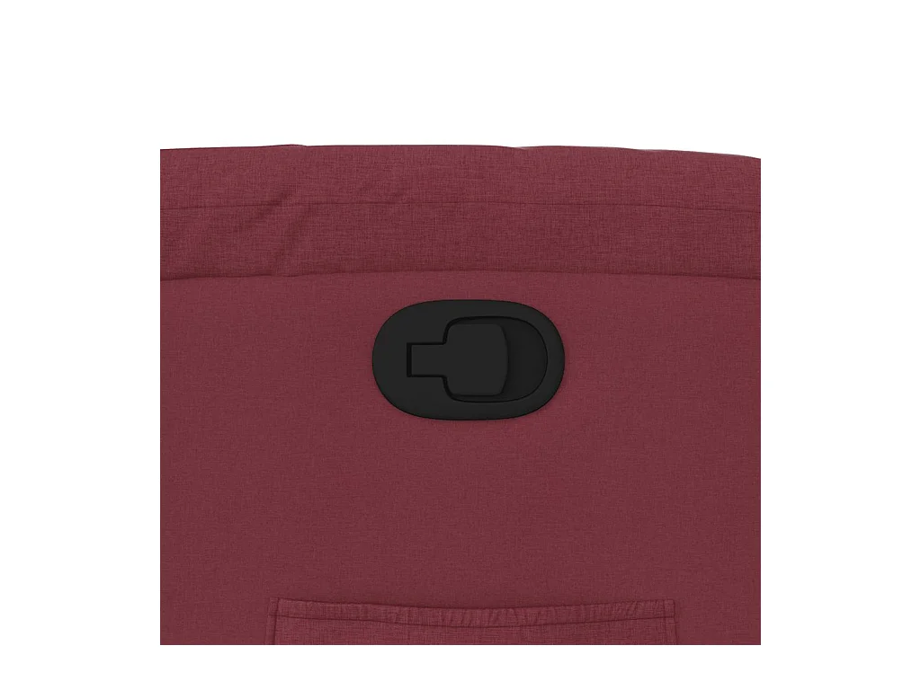 Sillón de relax | Silla | Sillón reclinable de tela rojo tinto SHL9482